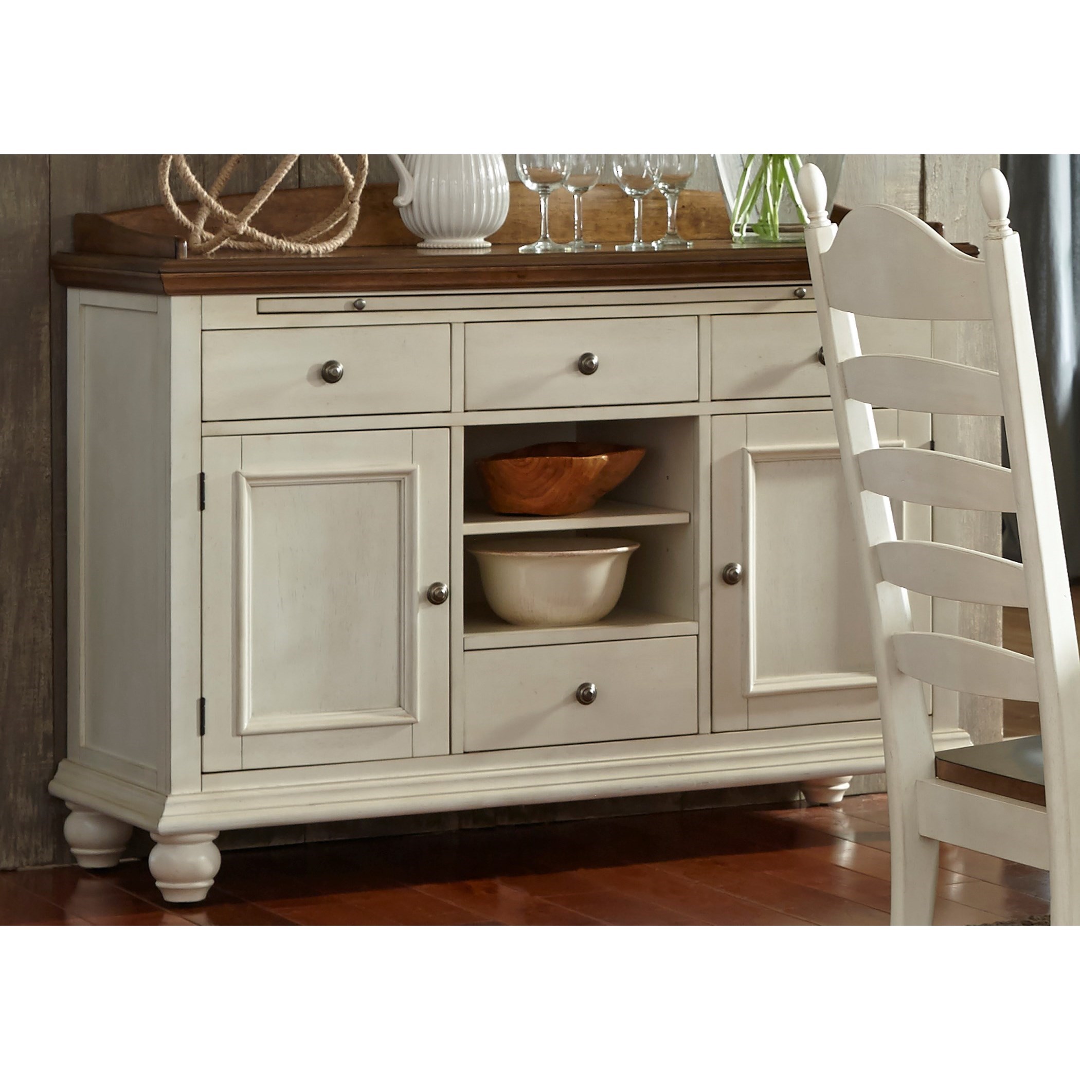 Liberty Furniture Springfield Dining 278 SB5236 4 Drawer Sideboard